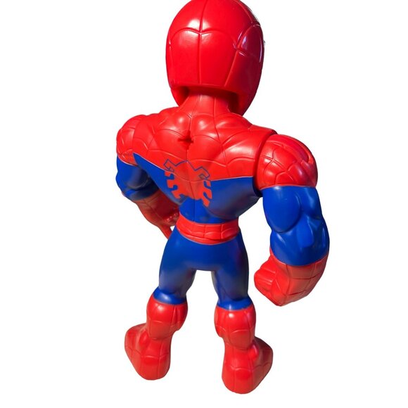 Spiderman Action Figure 10” Posable Squinty Eyed Marvel & Subs Hasbro 2018 - Picture 4 of 9